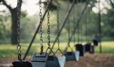 A swing set at a park presents dangers of premises liability.