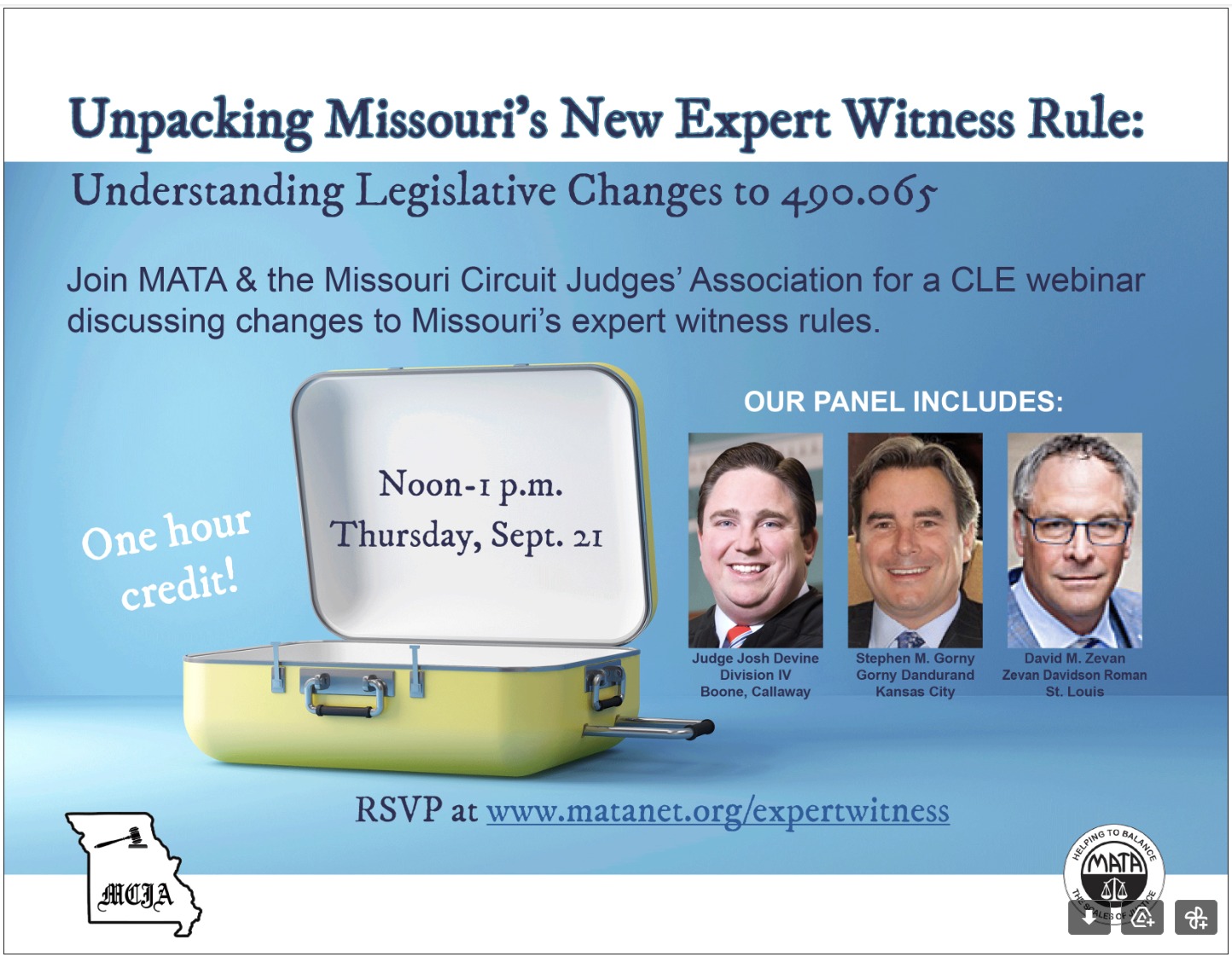 CLE webinar presented by the Missouri Association of Trial Attorneys
